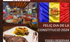 El dia 14 de Març tenim obert des de les 8 del matí a les 22-30 hores de la nit - La Cirera us desitja un feliç dia de la Constitució d'Andorra 2024.